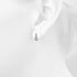Solid 925 Sterling Silver Initial Crystal Personalised Alphabet Letter Earrings